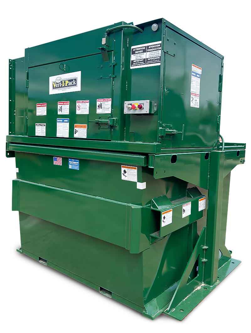 Vertical compactor — Verti-Pack for tight footprints